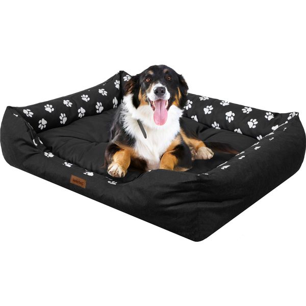 Letto Per Cani "Puffy"" - Xxl: 114X84 Cm | Letto Per Cani, Divano Per Cani, Cesto Per Cani, Materasso Per Cani, Divano Per Cani | Doggy"-image