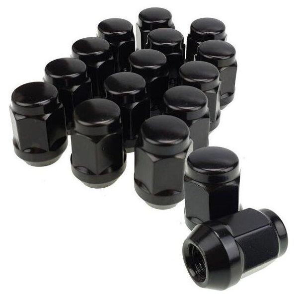 16X Dadi Ruota Chiusi M12X1,25 Cono SW21 Nero Per Suzuki Nissan-image