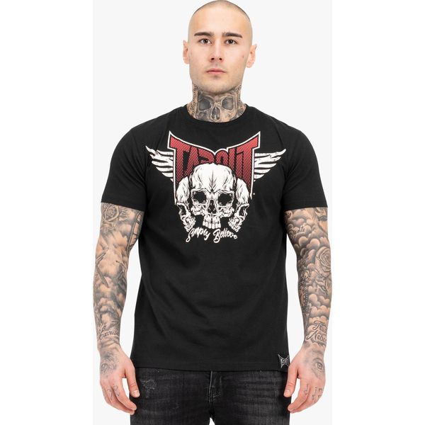 T-Shirt Uomo Regular Fit Hamlines Black/Red/Ecru M Tapout-image