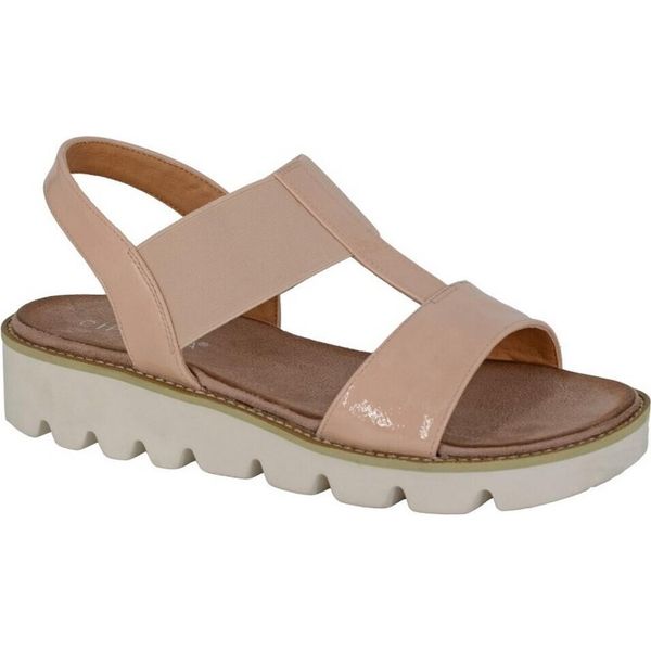 Cipriata - Sandali Con Zeppa Da Donna "Aladina"" DF2322 (37 Eu) (Nude)"-image