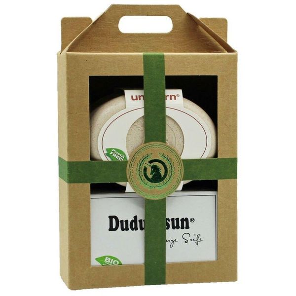 Set Regalo Verde - Scatola Di Sapone Bianco Crema & Dudu-Osun Pure-image