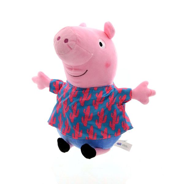 Peppa Wutz Peluche (31 Cm) Peluche Pig Schorsch Cactus Camicia-image