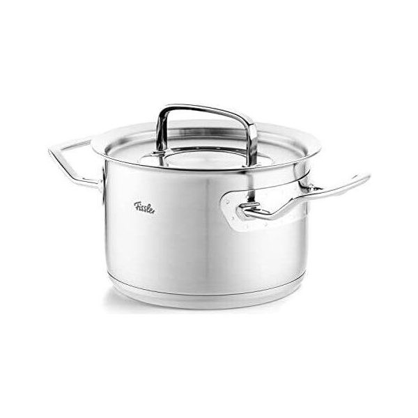 Fissler Original-Profi Collection / Casseruola In Acciaio Inox (Ø 20 Cm, 4,0L) Con Coperchio In Metallo, Interno A Scalare - Induzione-image