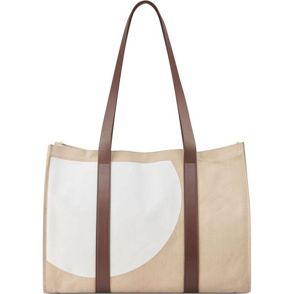 Delsey Paris Borsa Shopper Borsa A Tracolla Calanque Tote Bag White Beige-image