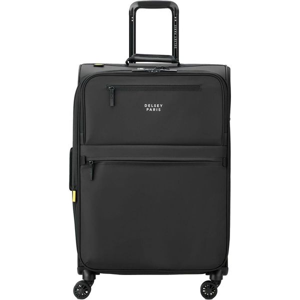 Delsey Paris Carrello Maubert 2.0 4 Double Rolls Expandable Trolley Wp 69 Black Nero-image