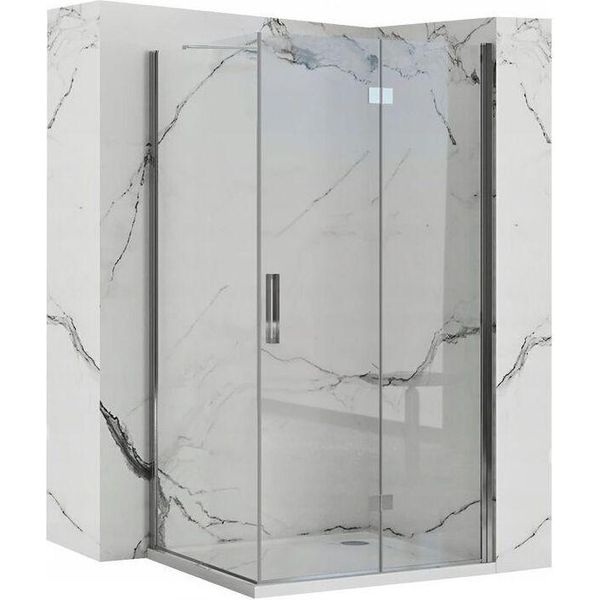 Cabina Doccia Rea Molier Chrome 80X90-image