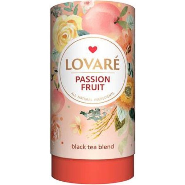 LovarÉ Passion Fruit 80G (Tè Nero In Foglie Sfuso)-image