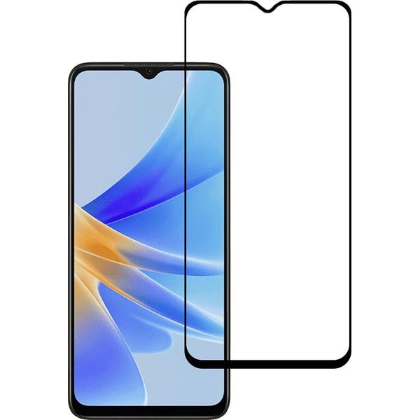 Smartphonica Pellicola Protettiva Adatta Per Oppo A17K - Vetro Temperato A Copertura Totale - Vetro Temperato Adatto Per Oppo A17K-image