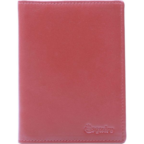 Esquire Caso Di Identificazione Silk 02 Passport Case Red Rosso Scuro-image