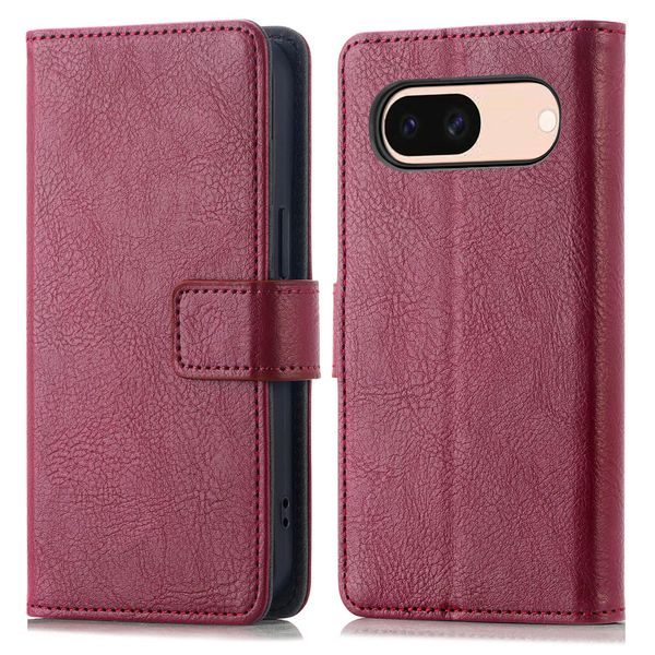Custodia Per Cellulare Imoshion Per Google Pixel 8A - Cover Flip A Libro - Rosso-image