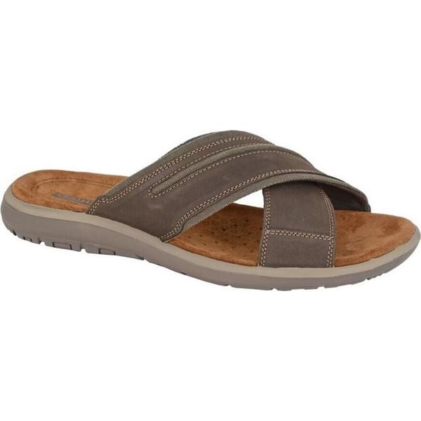 Roamers - Muli Da Uomo, Pelle Nabuk DF2421 (42 Eu) (Marrone)-image