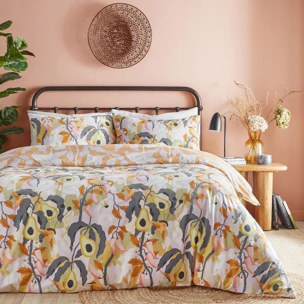 Furn - Tropical - Set Di Biancheria Da Letto "Huerta"" RV3421 (King Size) (Mango)"-image