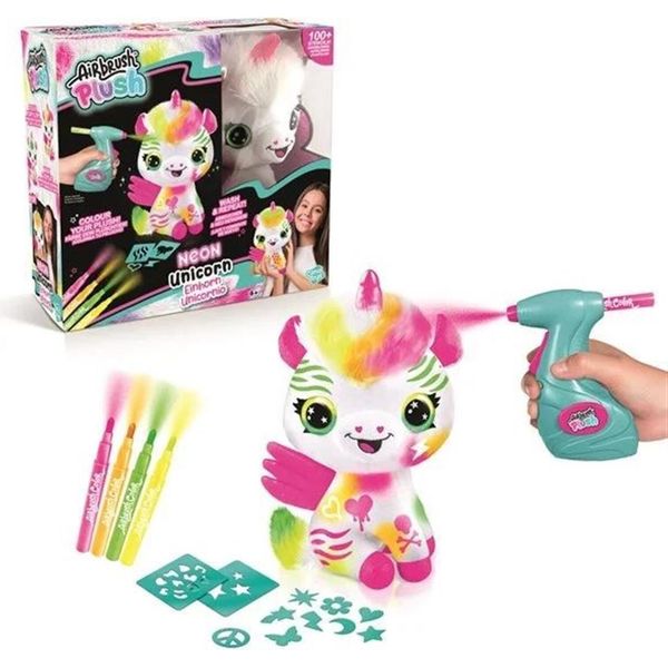 Canal Toys Airbrush Plush Unicorno Neon-image