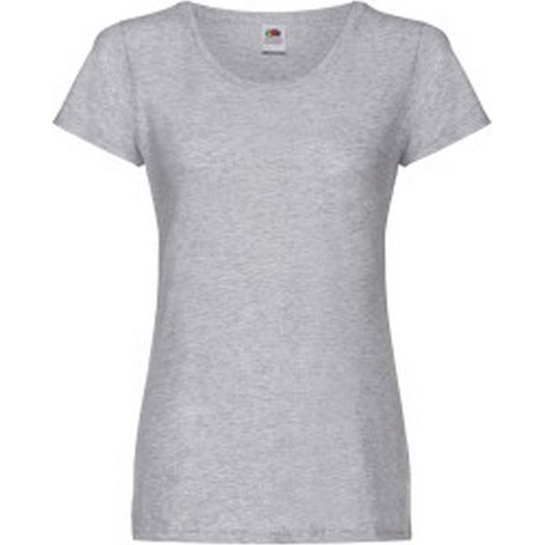 Fruit Of The Loom - Maglietta Da Donna BC5439 (L) (Grigio Screziato)-image