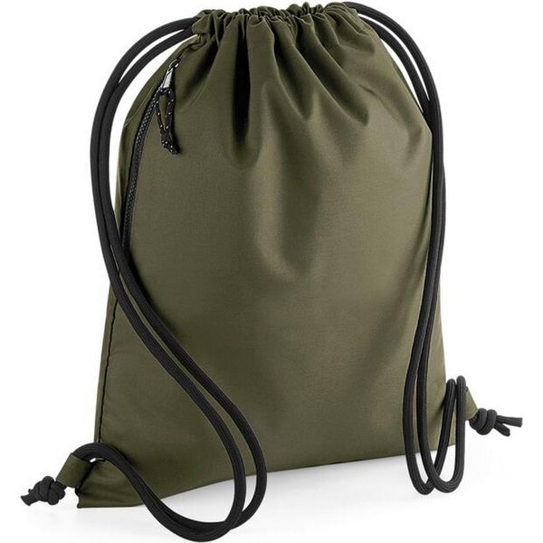 Bagbase - Borsa Da Ginnastica In Materiale Riciclato BC4964 (Taglia Unica) (Verde Militare)-image