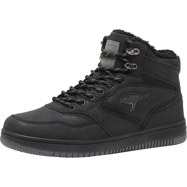 Kangaroos K-Watch Bliz Scarpe Da Ginnastica Alte Da Uomo Fodera Calda 81173 Nero , Dimensione Scarpa: 42 Eu-image
