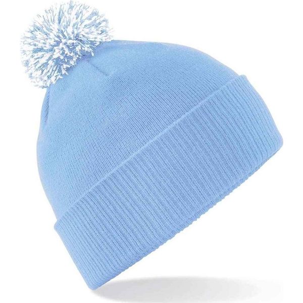 Beechfield - Berretto "Snowstar"" Per Uomo/Donna Unisex PC4146 (Taglia Unica) (Blu Marino/Bianco Naturale)"-image