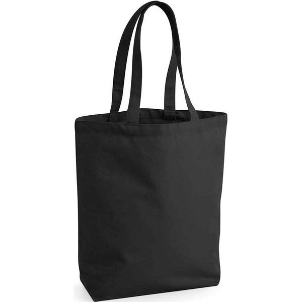 Westford Mill - Borsa Per La Spesa, Fairtrade PC5367 (Taglia Unica) (Nero)-image