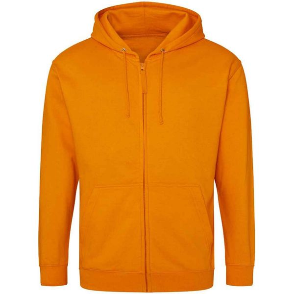Awdis - Felpa Con Cappuccio E Zip Integrale Da Uomo PC5104 (Xxl) (Arancione)-image