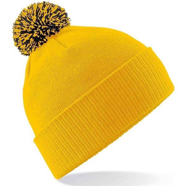 Beechfield - Berretto "Snowstar"" Per Uomo/Donna Unisex PC4146 (Taglia Unica) (Oro/Nero)"-image