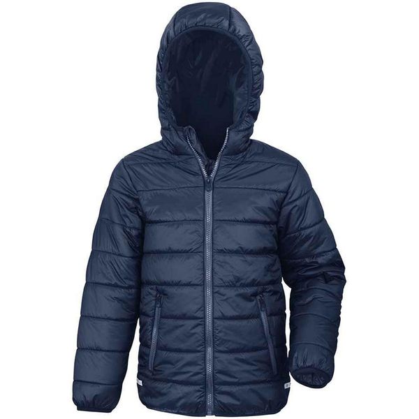 Result Core - Giacca Trapuntata Per Bambini PC5471 (140) (Blu Navy)-image