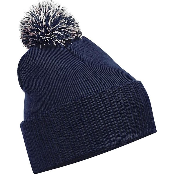 Beechfield - Berretto "Snowstar"" Per Uomo/Donna Unisex PC4146 (Taglia Unica) (Blu Scuro/Grigio Chiaro)"-image