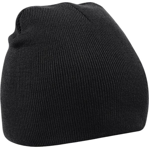 Cappello Invernale In Maglia Beechfield Basic PC2095 (Taglia Unica) (Nero)-image