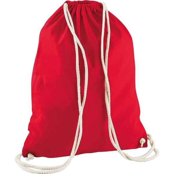 Westford Mill - Borsa Da Ginnastica, Cotone RW9129 (Taglia Unica) (Rosso)-image