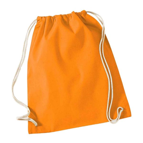 Westford Mill - Borsa Da Ginnastica, Cotone RW9129 (Taglia Unica) (Arancione)-image