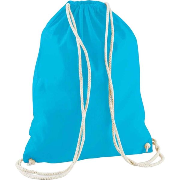 Westford Mill - Borsa Da Ginnastica, Cotone RW9129 (Taglia Unica) (Blu Mare)-image