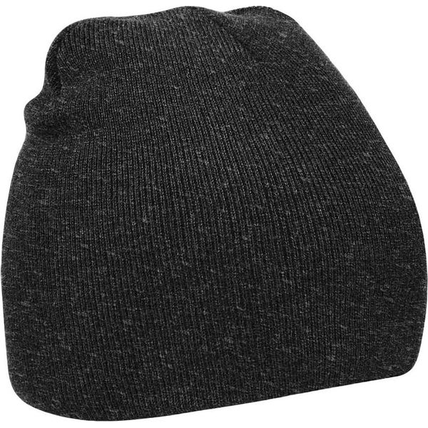 Cappello Invernale Unisex Beechfield In Maglia Basic RW209 (Taglia Unica) (Carbone)-image