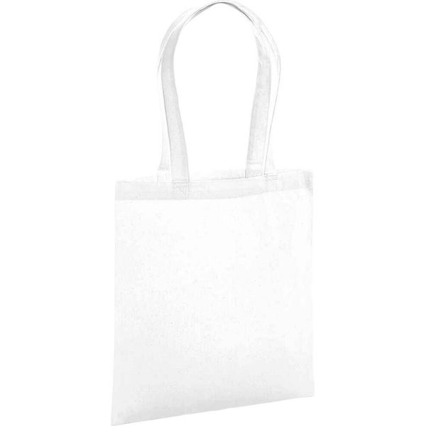 Westford Mill - Borsa "Premium"" In Cotonelogico RW9152 (Taglia Unica) (Bianco)"-image