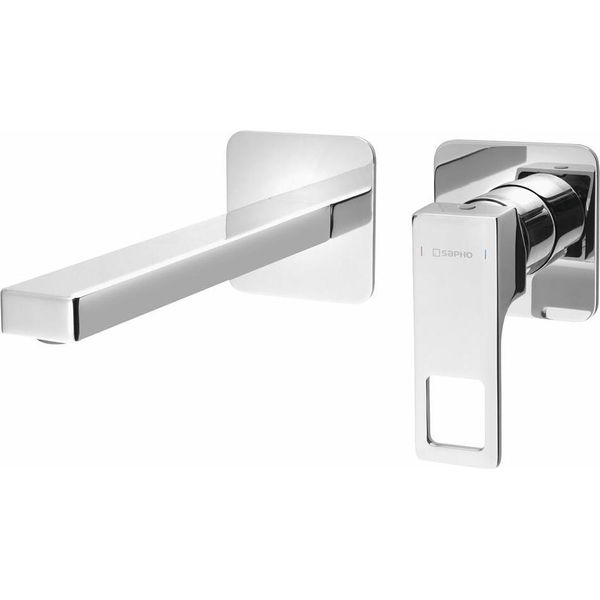 Sapho Forata - Miscelatore Da Incasso Per Lavabo, 2 Fori, Cromo FT018-image