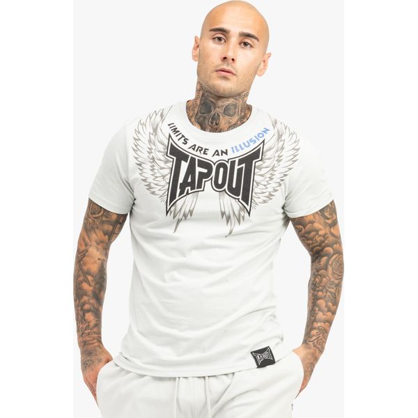 T-Shirt Uomo Regular Fit Tillusion Tee Grigio Chiaro/Nero/Blu Xxl Tapout-image