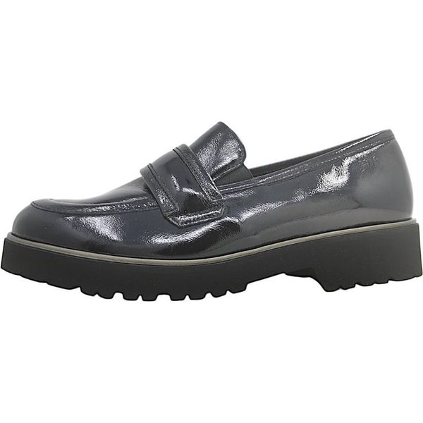 Semler Elena, Scarpa Slip-On Da Donna In Vernice Stropicciata, Nero, Misura 6,5-image