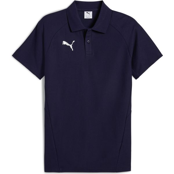 Puma Teamevostripe Polo Uomo Nero Argento Taglia M-image