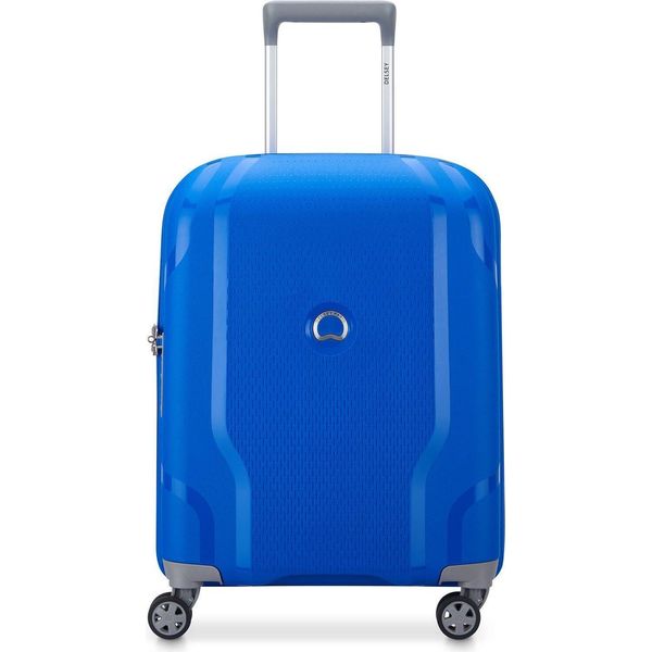 Delsey Paris Carrello Clavel 4 Double Rolls Cabin Trolley Slim Line 55 Klein Blue-image