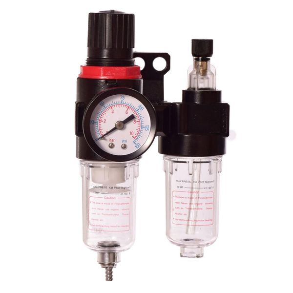Filtro Con Riduttore E Lubrificatore Per Utensili Che Richiedono Lubrificazione 1/4" Technic AFC2000"-image