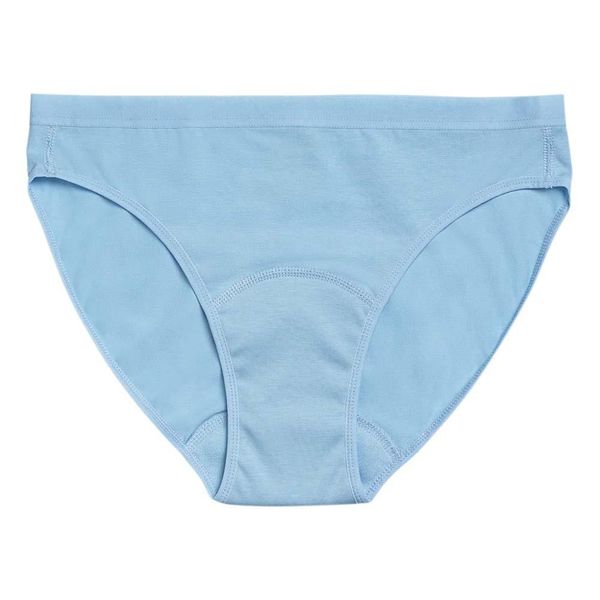 Mutandine Mestruali Per Adolescenti - Azzurro Taglia L Flusso Abbondante-image