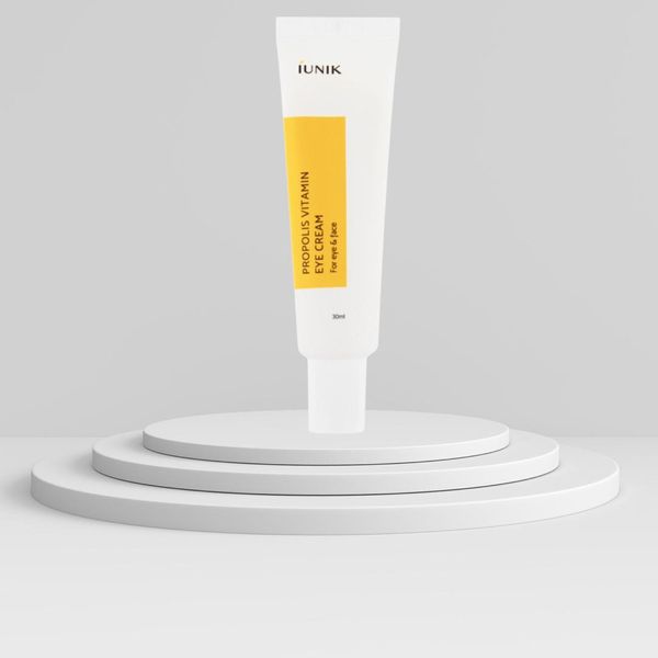 Iunik - Crema Occhi Vitaminica Alla Propoli - Crema Occhi Antirughe Alla Propoli - 30 Ml-image