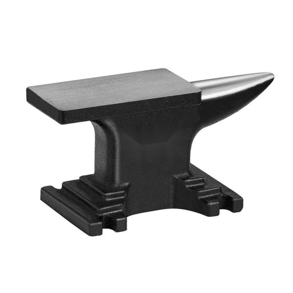 Anvilware - Incudine A Corno Singolo In Acciaio Fuso Da 4 Kg - Incudine Da Forgiatura Robusta E Forgiata - Ideale Per Gioiellieri E Fabbri - Strumento Perfetto Per Rivettare, Appiattire, Forgiare E Modellare.-image