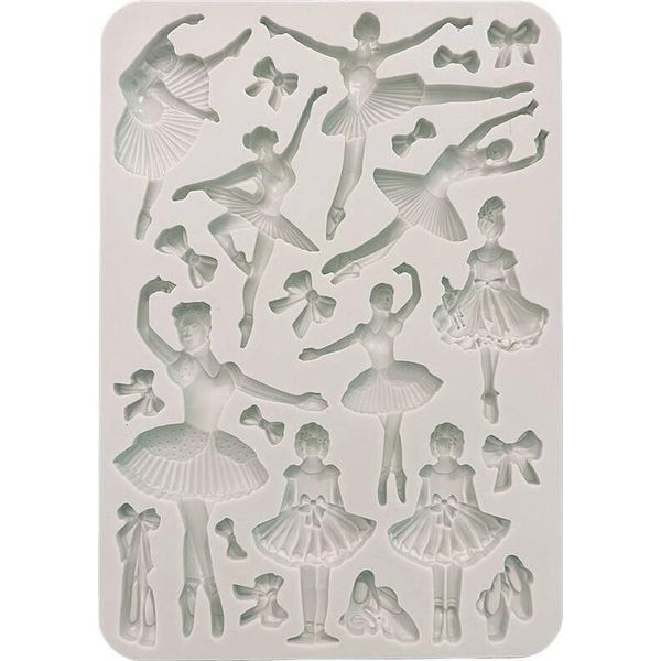 Stamperia Stampo Per Colata Di Silicone Lo Schiaccianoci Din A5 Ideale Per Progetti Di Bricolage E Artigianato Del Balletto-image