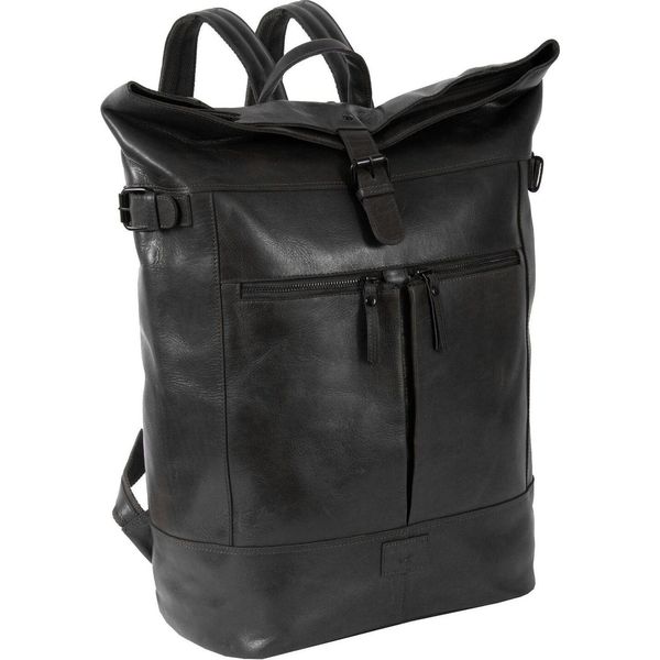 Mustang Pelle Zaino Per Il Tempo Libero Zaino Natal Tabuk Backpack Black Nero-image