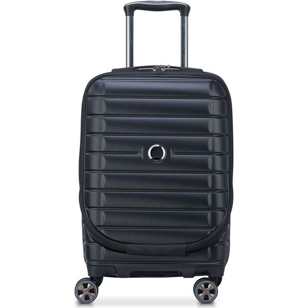 Delsey Paris Carrello Con Scomparto Per Laptop Shadow 5.0 Expandable 4DR Business Cabin Trolley 55 Black Nero-image