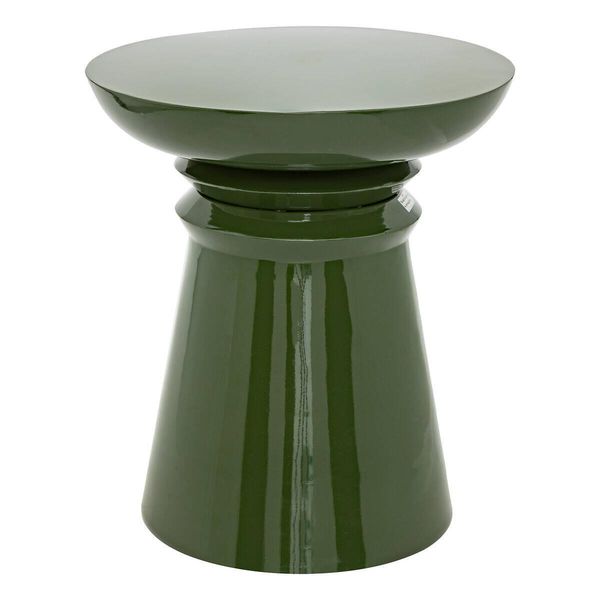 Atmosphera Createur D'interieur - Tavolino Totem Jaya Metallo Verde D38Cm-image