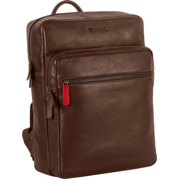 Mustang Pelle Zaino Per Laptop Zaino Con Scomparto Per Laptop Buxton Backpack Cognac Marrone Chiaro-image