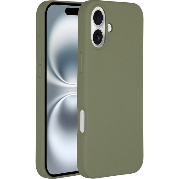 Custodia Per Iphone 16 Plus - Silicone - Custodia Morbida Accezz/Copertina Posteriore - Verde-image