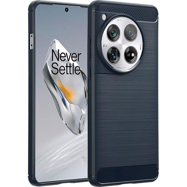 Cover Oneplus 12 - Silicone - Custodia/Copertura Morbida Imoshion - Blu Scuro-image