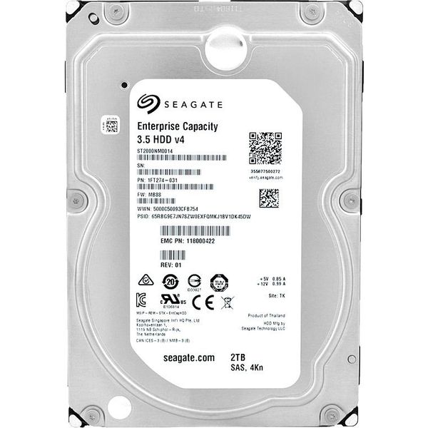 Seagate ST2000NM0014 2TB 7200Rpm 128Mb Cache Sas Iii 3,5" Pollici"-image
