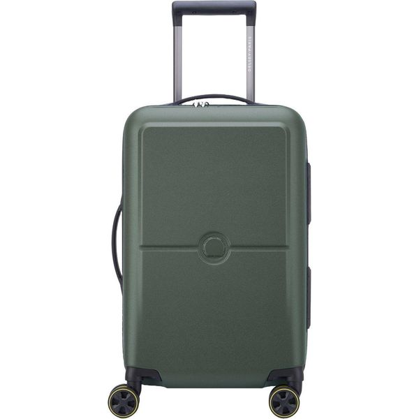 Delsey Paris Carrello Turenne 2.0 4 Double Rolls Cabin Trolley 55 Green Verde Scuro-image